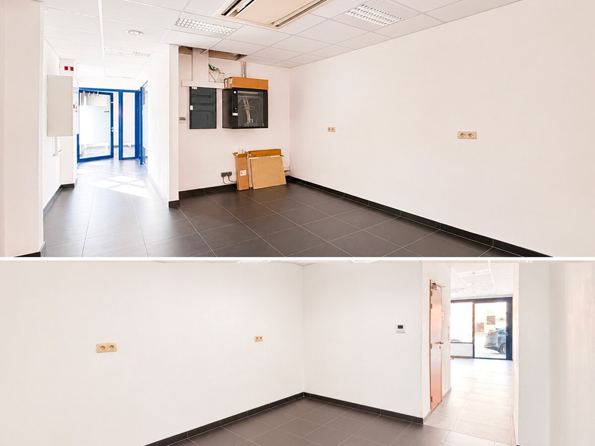 À Dottignies : surface commerciale modulable de ±116 m² avec jardin et excellente visibilité ! 