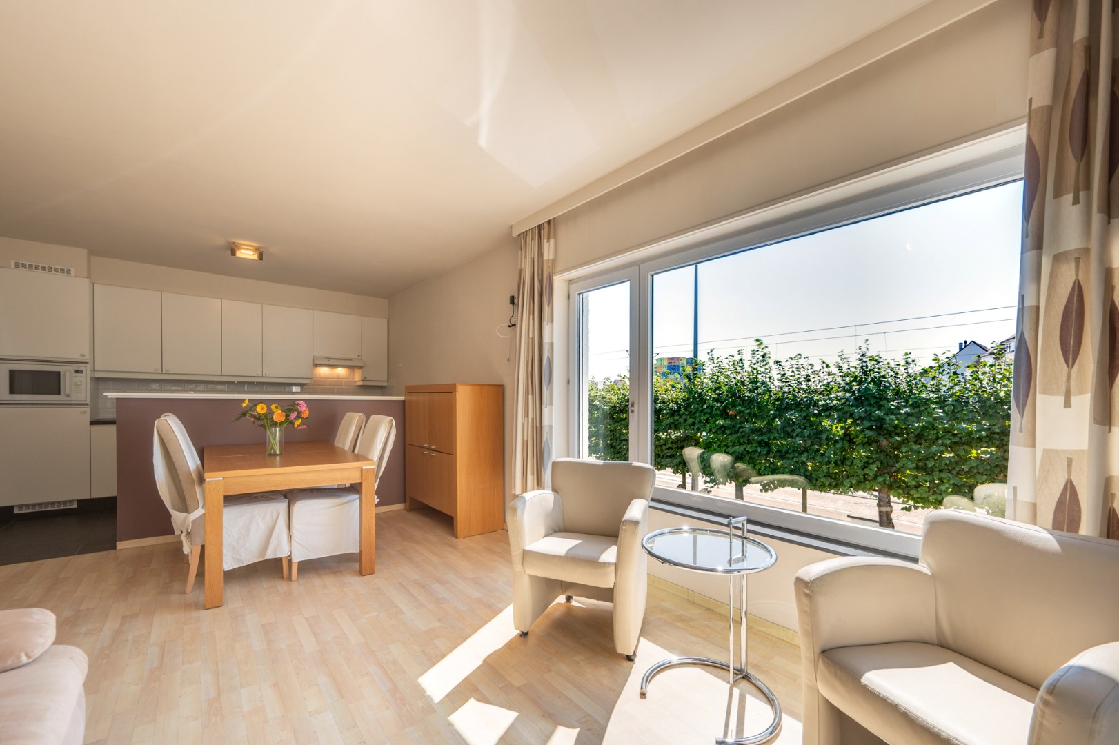 Appartement met tuin vlakbij het strand 