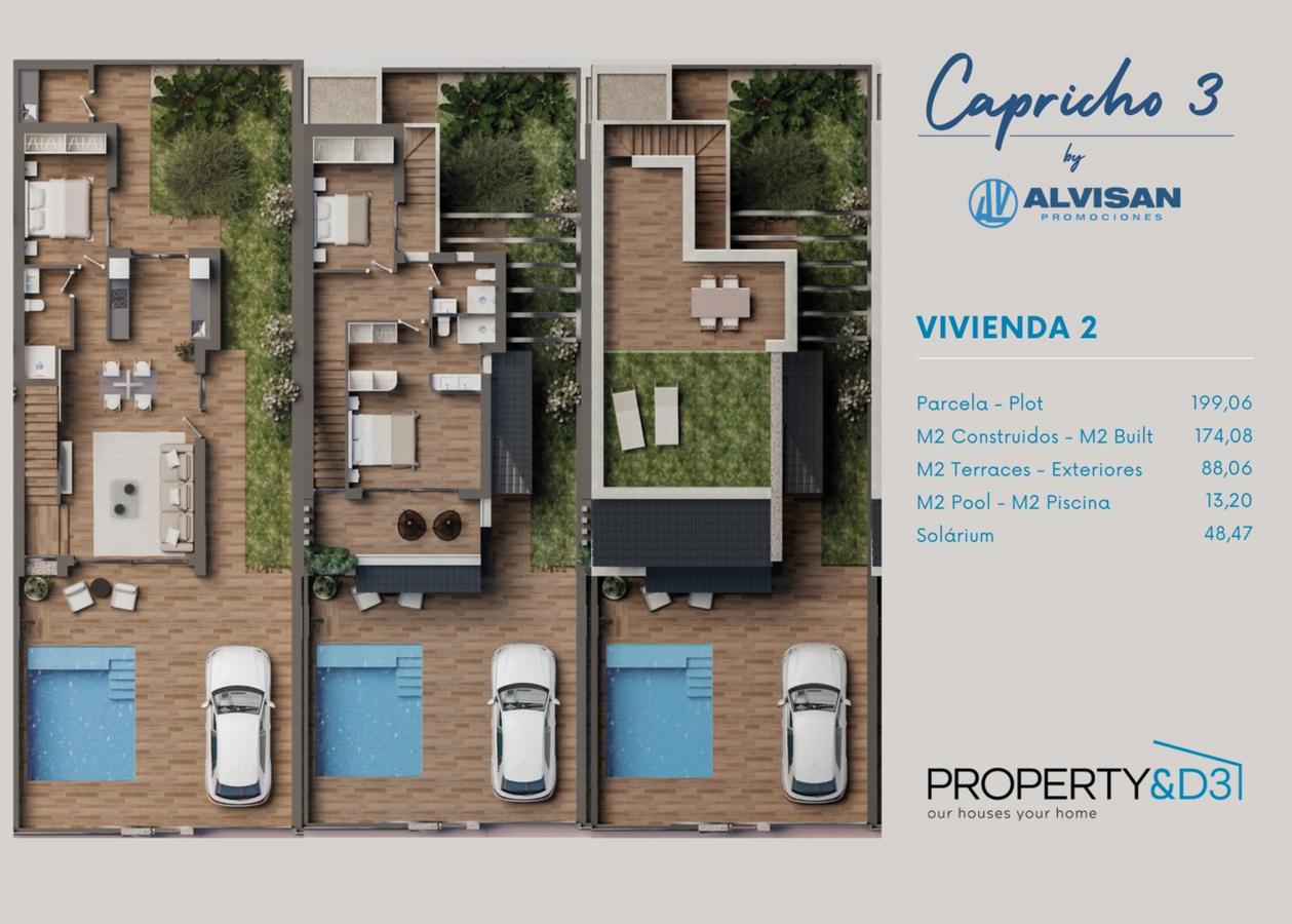 Villa met 3 slaapkamers te koop in San Pedro del Pinatar 