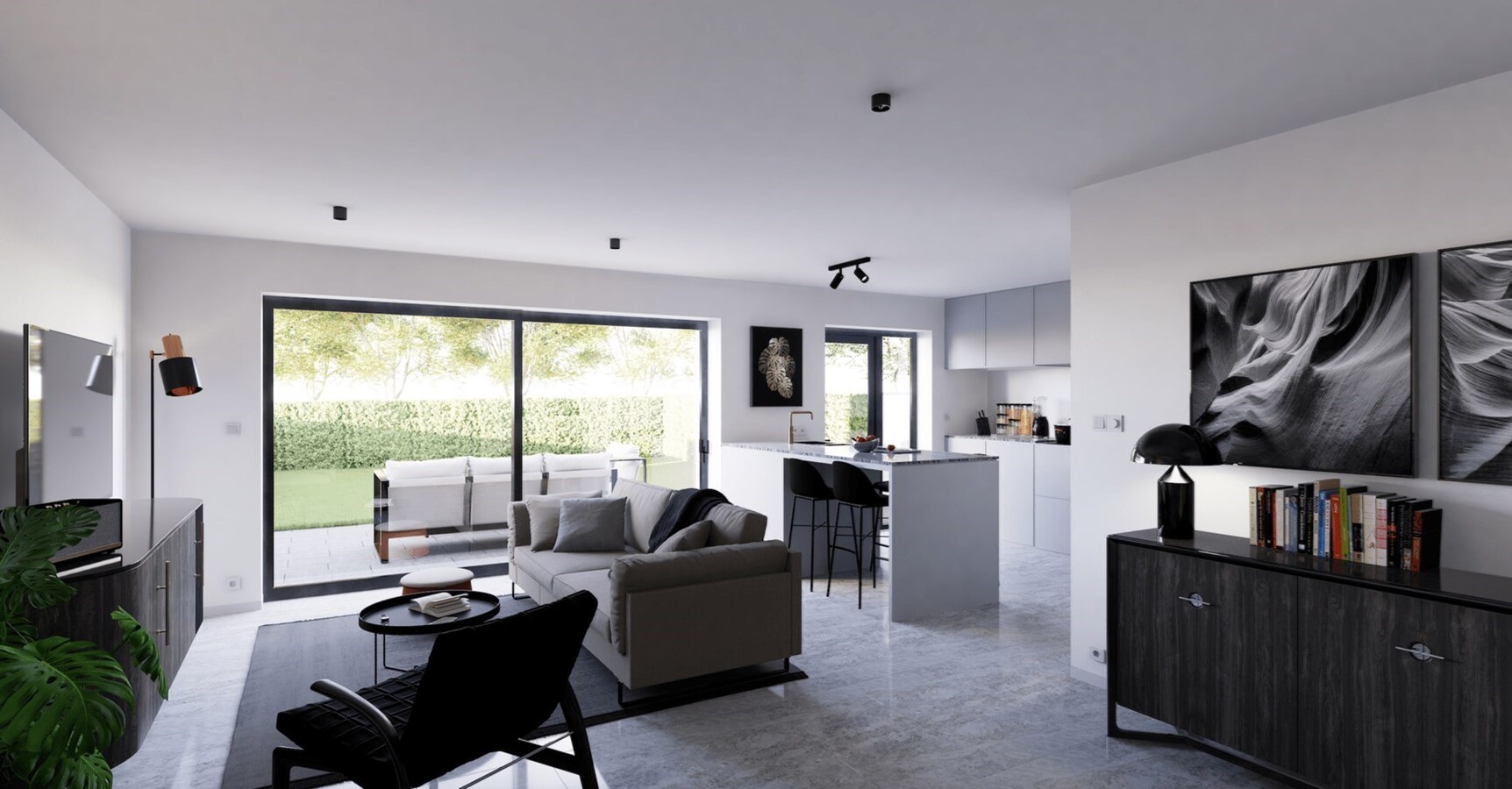 2 façades érigée sur 204m² 