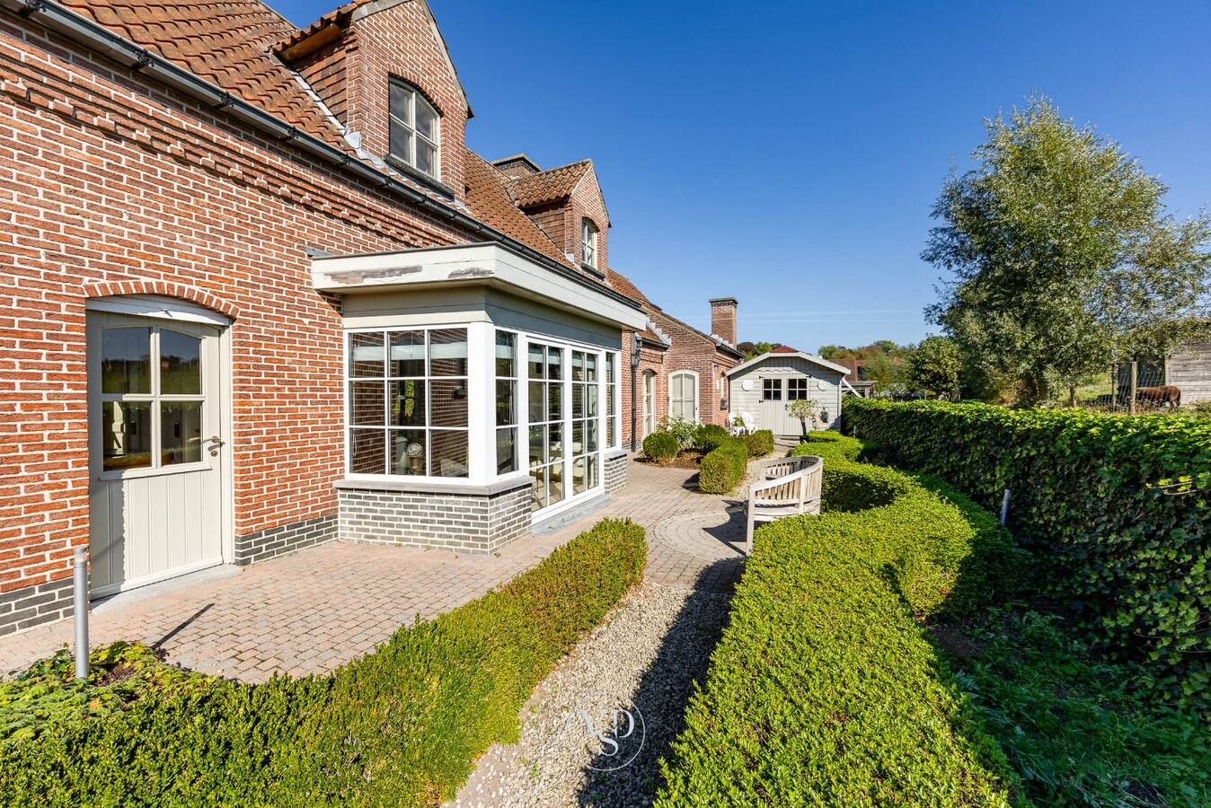 Landelijke villa nabij de Schelde. 