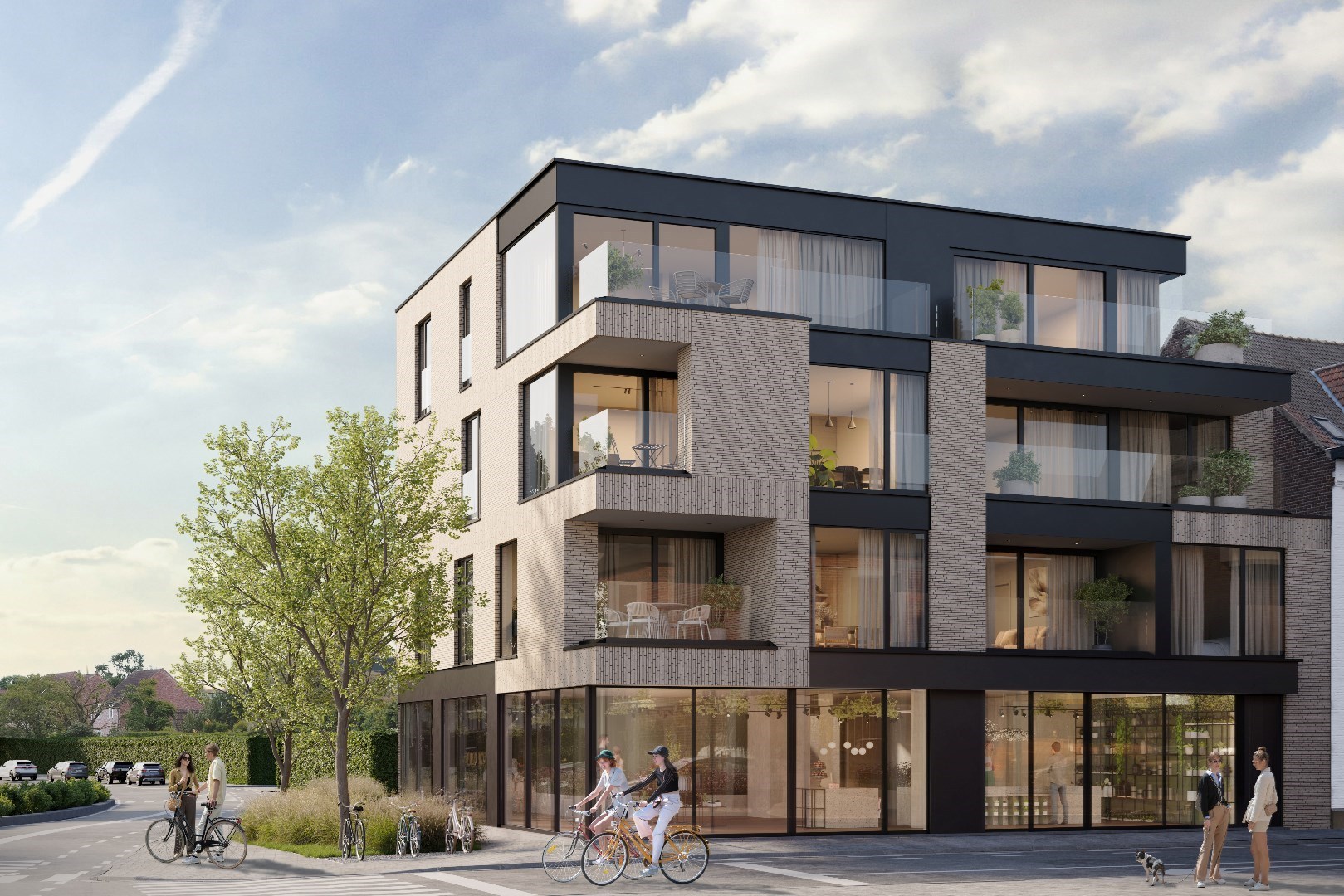 Prestige nieuwbouwappartement in hartje Waregem op een topligging! 
