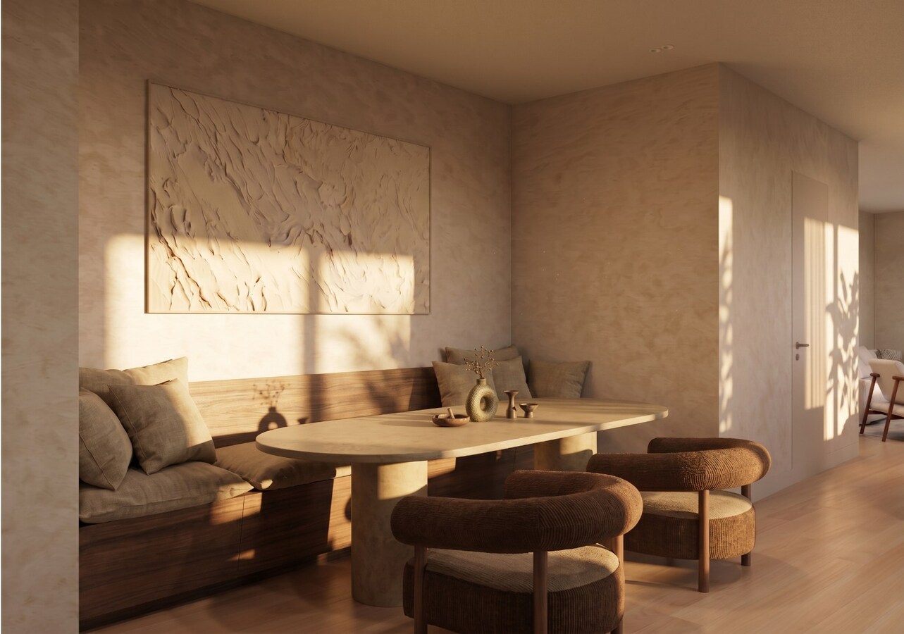 RUIM GELIJKVLOERS APPARTEMENT MET STADSTERRAS 