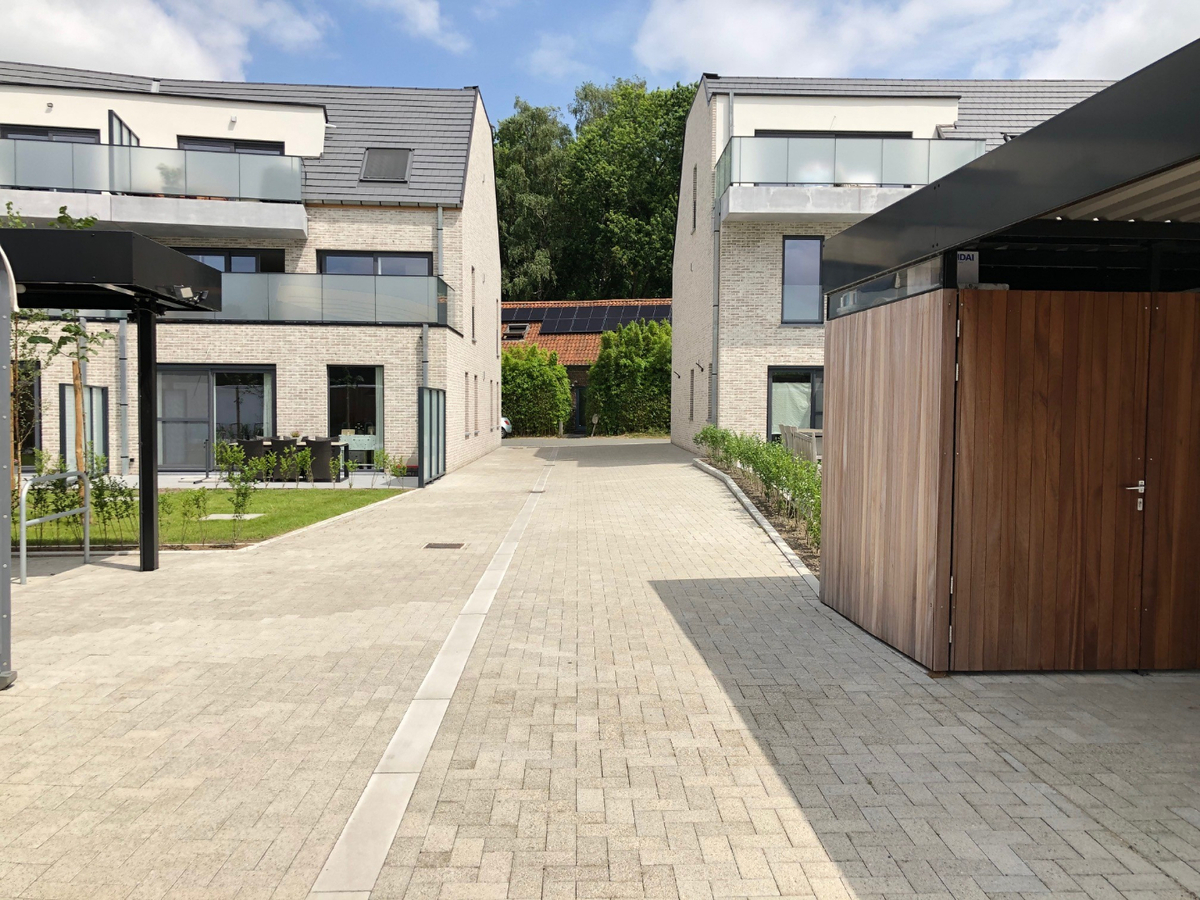 Nieuwbouw 2-slpk-appartement te Asper 