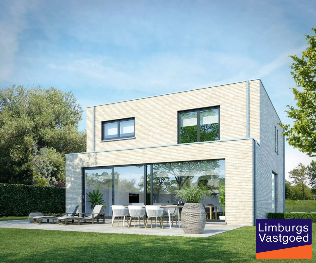 Nieuwbouwwoning, open bebouwing, 3 slpk, 14a 53ca, rustig gelegen te Kermt 