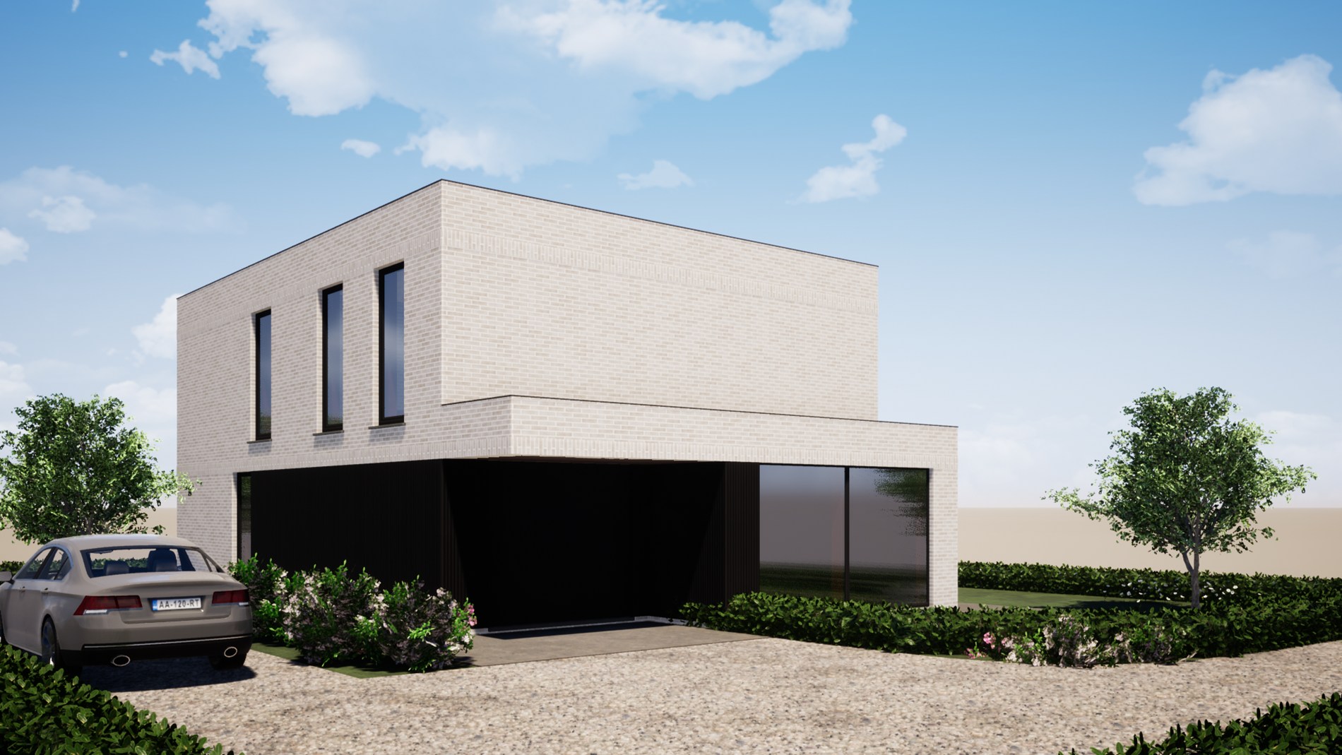 Rustig gelegen bouwgrond 786 m² te Bulskamp (vlakbij Veurne). 