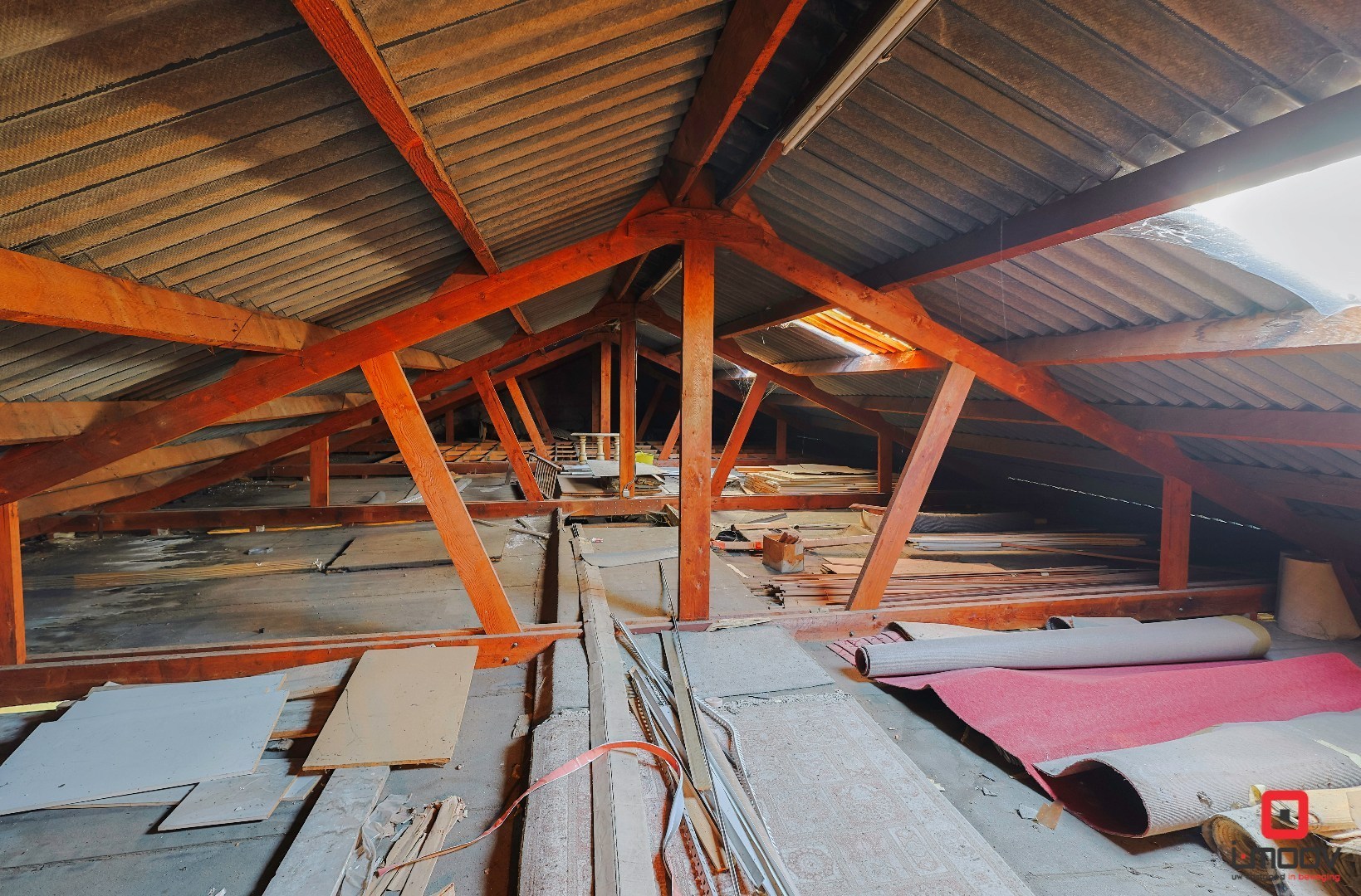 Bel-etagewoning met tuin, loods (450 m²) en tal van mogelijkheden 