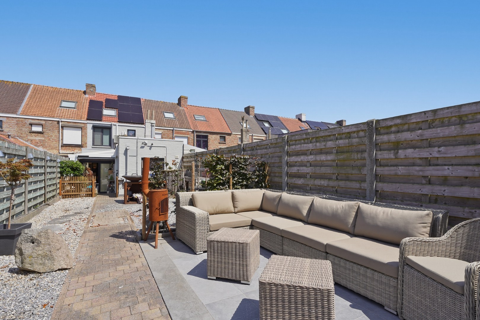 Instapklare energiezuinige woning met 3 slpks en tuin in Sint-Andries 