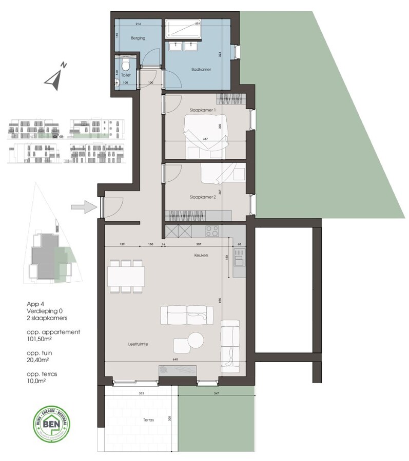 Benedenwoning verhuurd in Ravels