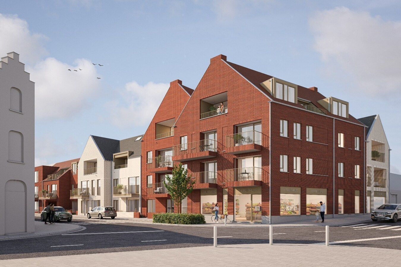 Nieuwbouw appartement in het centrum van Houthulst 