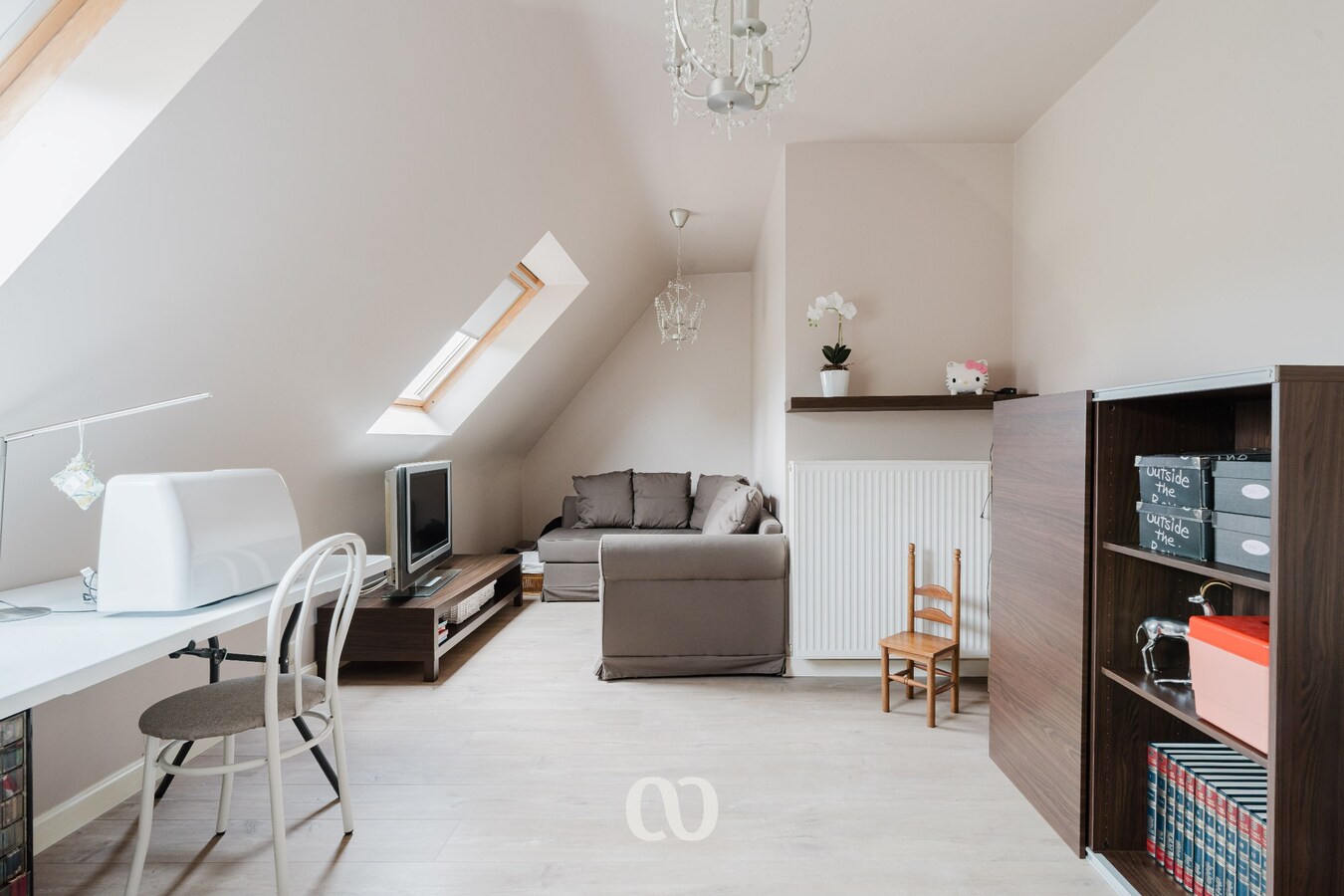 Prachtig gelegen duplex appartement met drie slaapkamers en garage 
