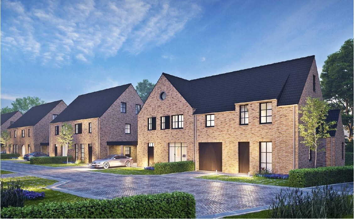 4 vrijstaande &amp; 12 halfvrijstaande BEN-woningen op een steenworp van de Nederlandse grens! 