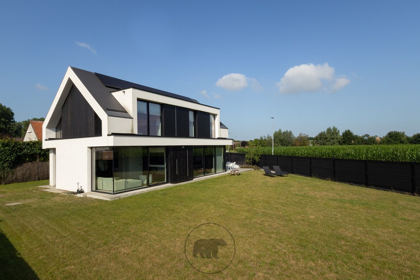 Exclusieve nieuwbouwvilla met zicht op natuur te Destelbergen 