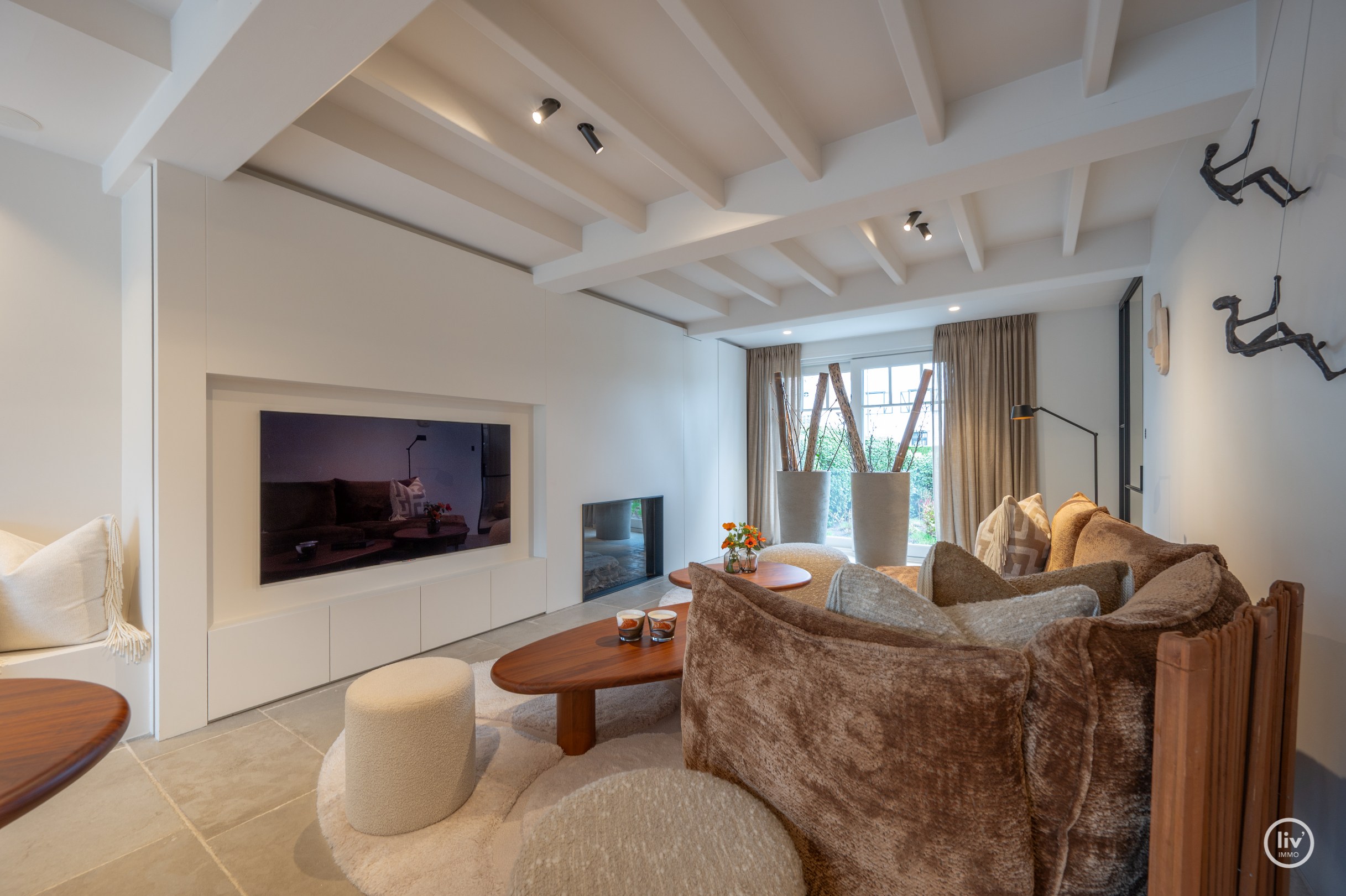 Exclusieve koppelvilla met verfijnde afwerking op toplocatie in het Zoute 