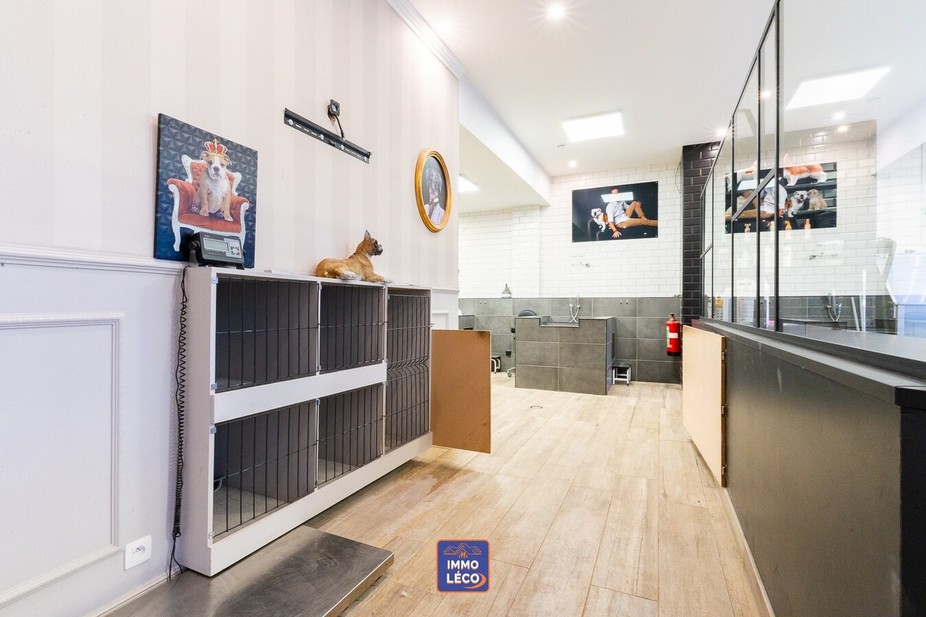 Surface commerciale de +/- 70m² dans une rue fréquentée à la Gare d'Herseaux ! 