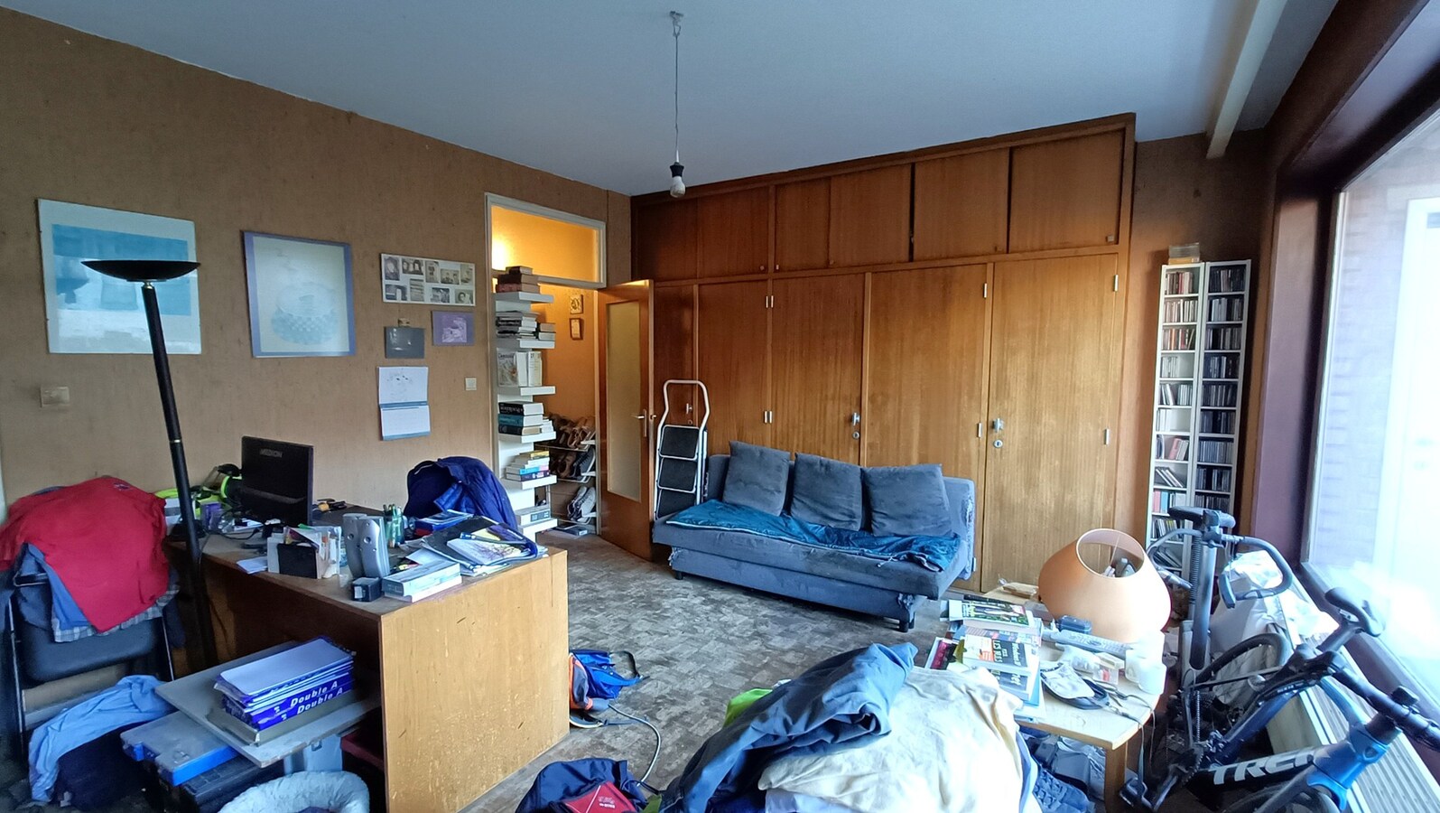 Ruim studio met terras in Elsene 