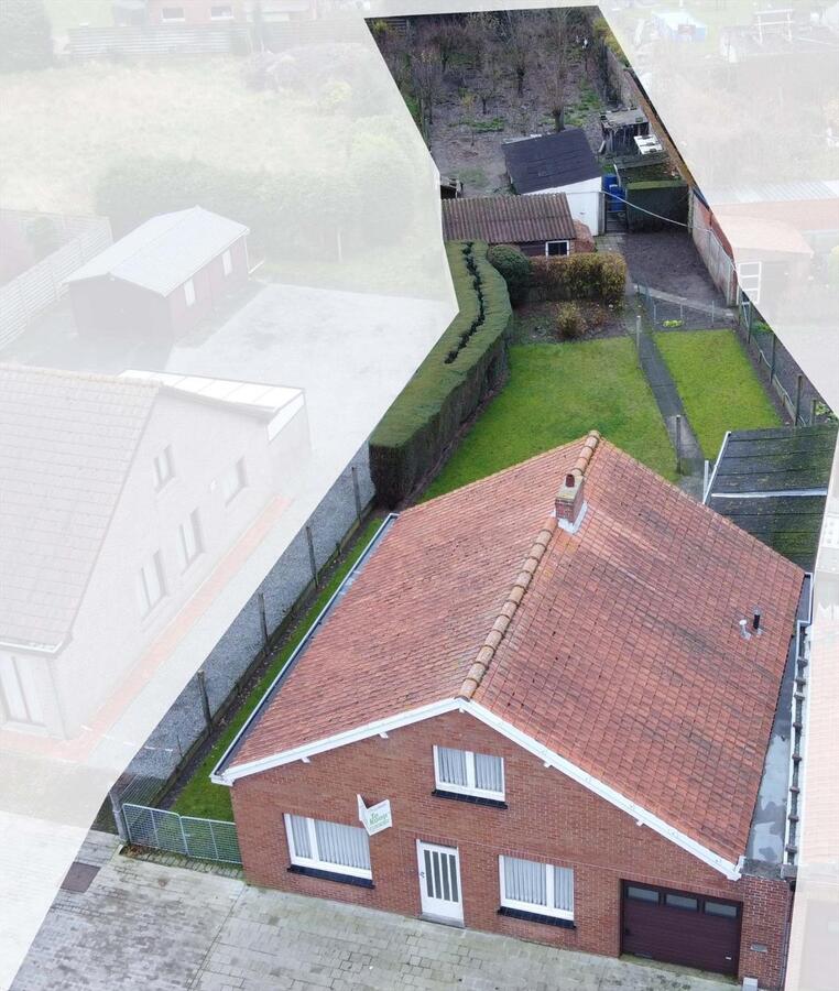 Woning met 2 slaapkamers en diepe tuin te Koekelare 