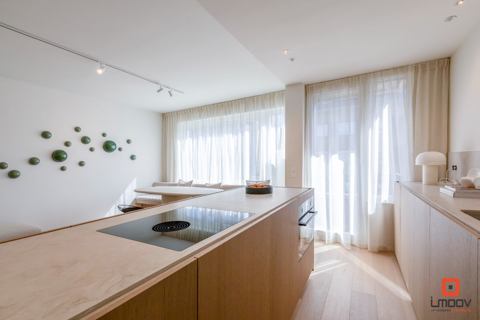 Luxueus tweeslaapkamer appartement met twee terrassen in hartje Oostende 