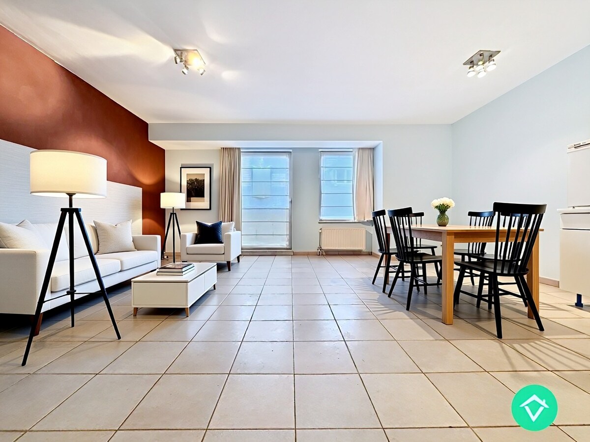 Appartement met 2 slaapkamers en autostandplaats in centrum Leuven 