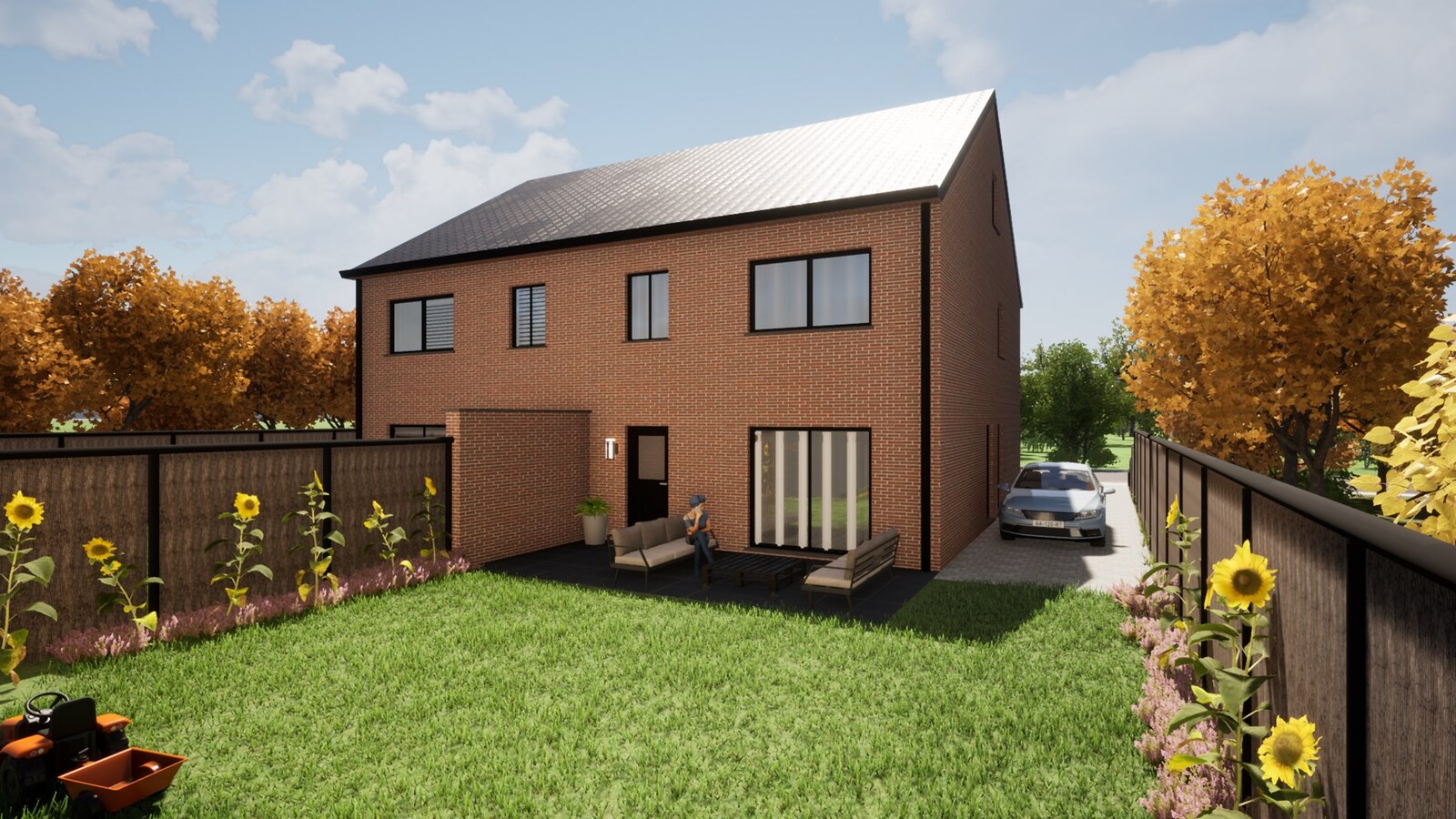 Nieuwbouwwoning met 3 slaapkamers 