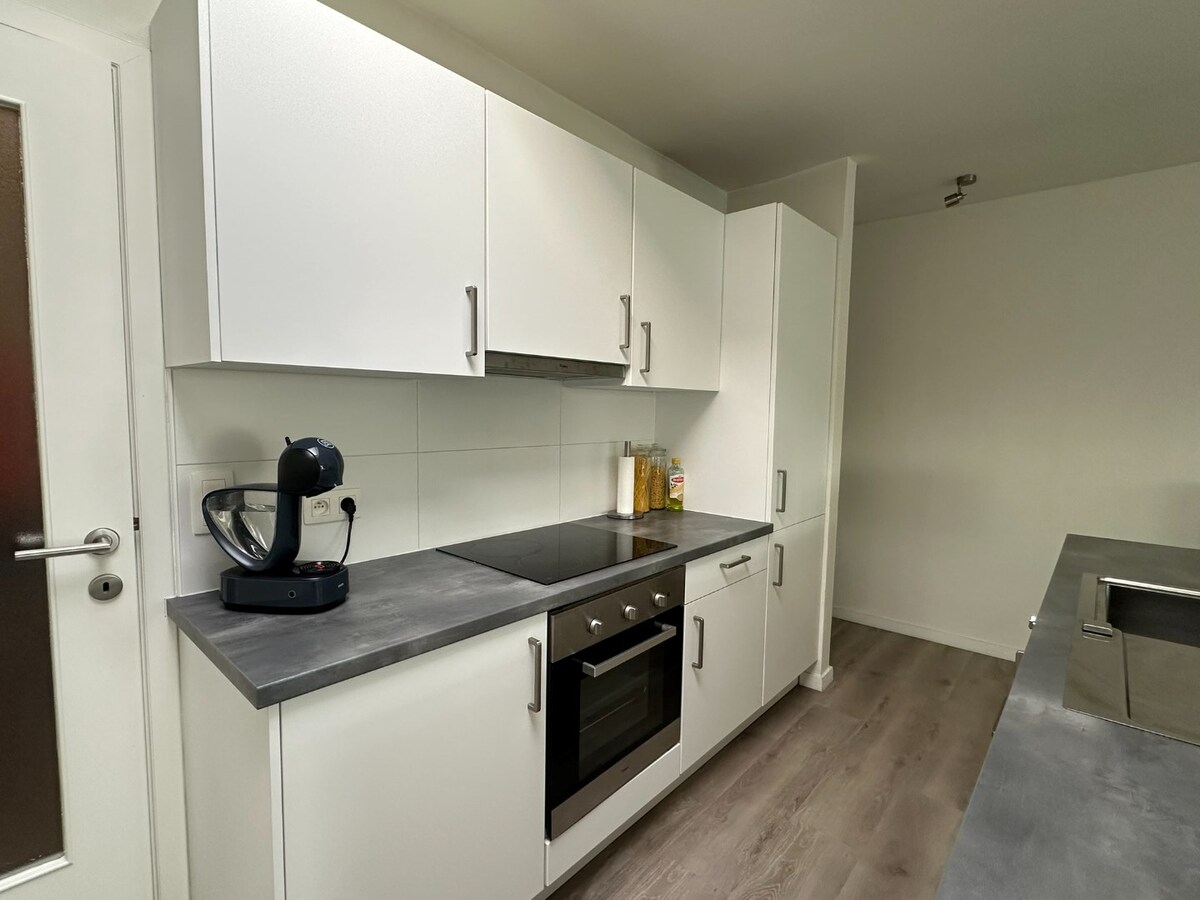 Volledig gerenoveerd appartement met ruim terras in centrum Sint-Antonius 